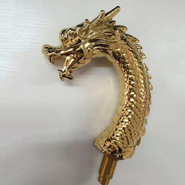 5 pcs Dragon Gold Widespread Waterfall Watertub Faucet  7