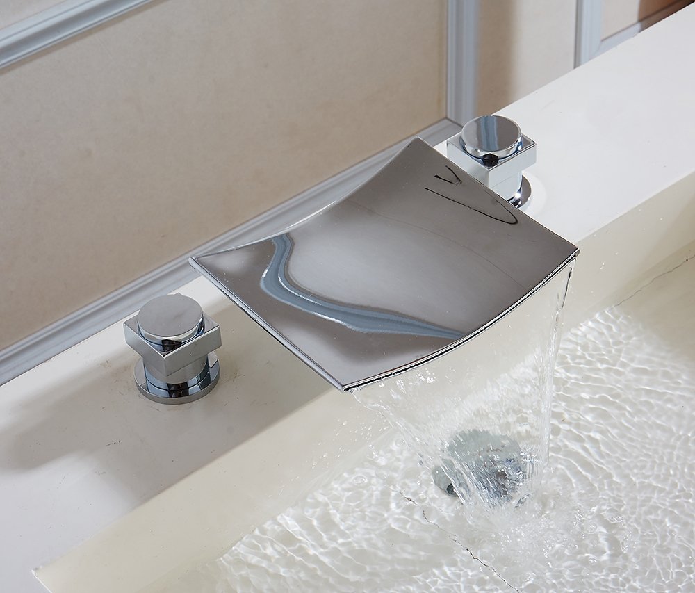 Perugia Two Handle Widespread Bathroom Sink Faucet