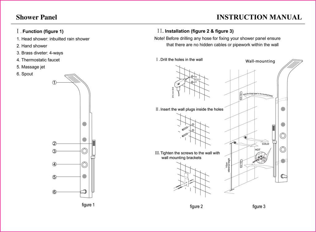 Digital Temperature Display Super Luxury LED Shower Panel Shower Head with 8 Body Jets & Hand Shower