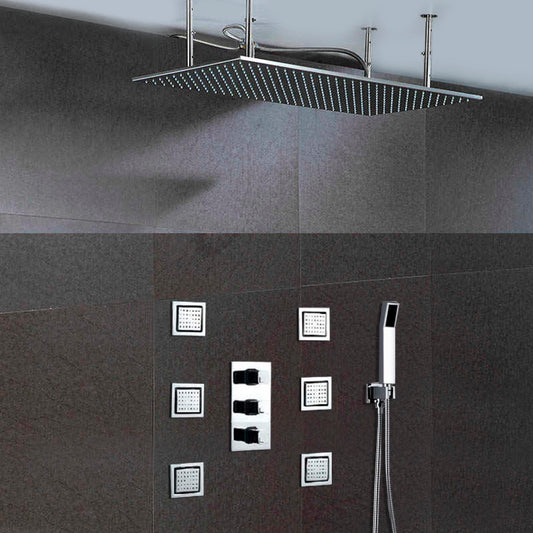 Juno 40 inch Rain Shower Head with LED Lights