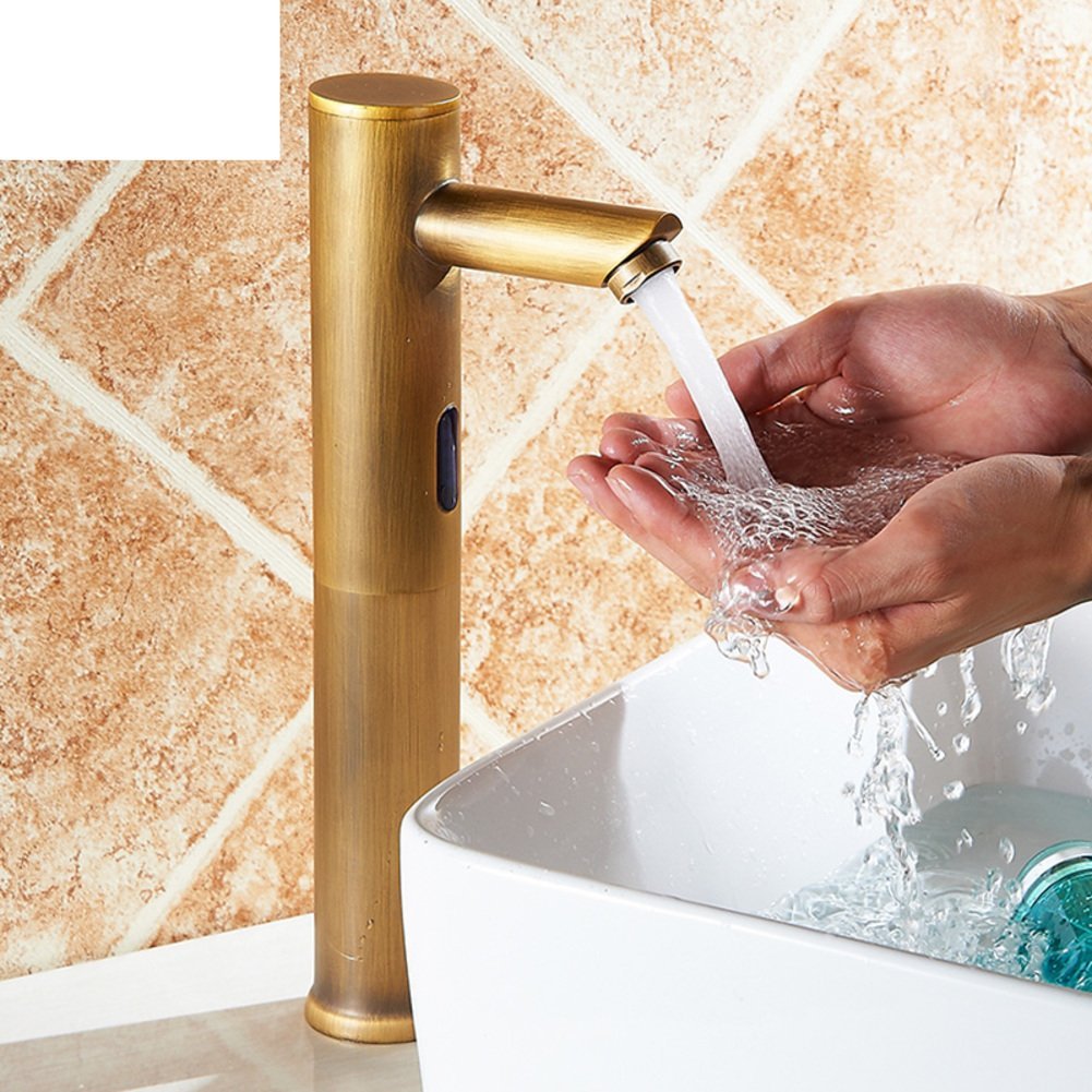 Montreal Antique Automatic Sensor Full Copper Retro Faucet 