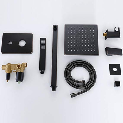 Juno Oil-Rubbed Bronze Shower Head Set with Handheld Shower