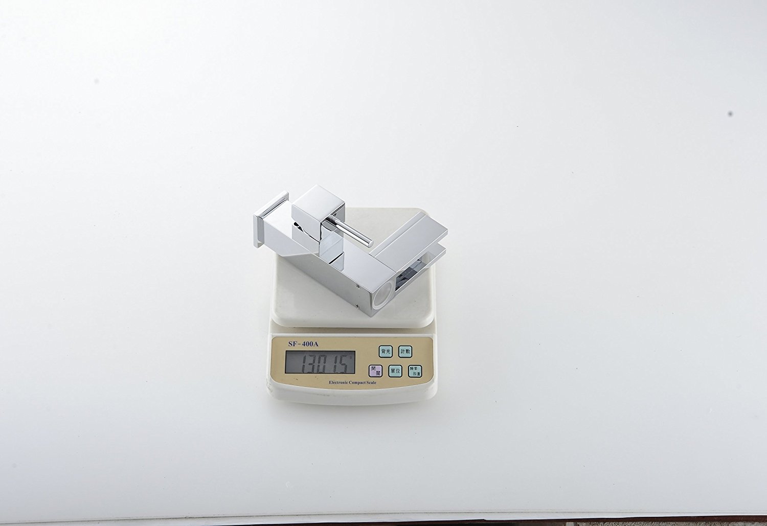 La Plata LED Three Color Waterfall Bathroom Sink Faucet Single Handle Mixer Tap