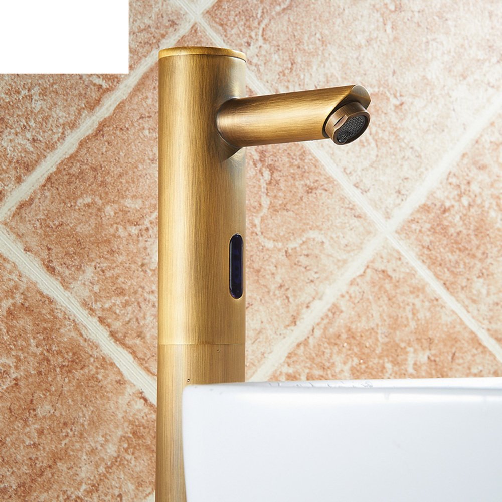 Montreal Antique Automatic Sensor Full Copper Retro Faucet 