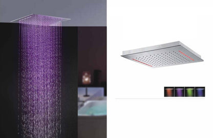 Quito Led Shower Faucet With Thermostatic Digital Shower Valve And Hand Shower
