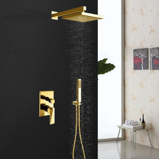 Juno Gold Shower Head Set