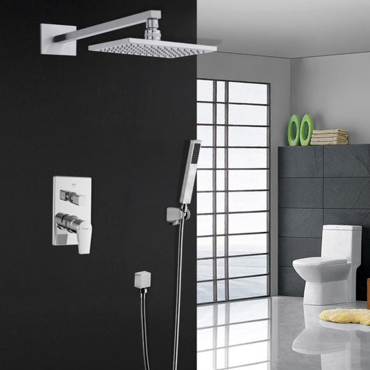 Juno Royal Wall Mount Chrome Rain Shower Head