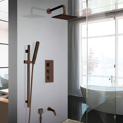 8, 10, 12, 16, 20, 24 Square Rain Shower System Set in Rain Shower Head