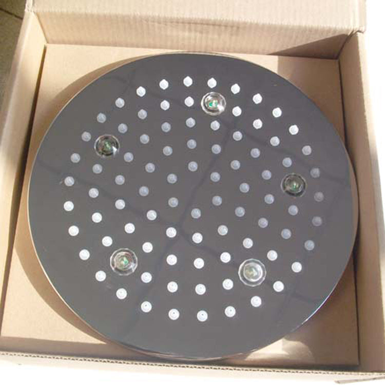 8" Wall Mount LED Shower head with 5 LED Lights