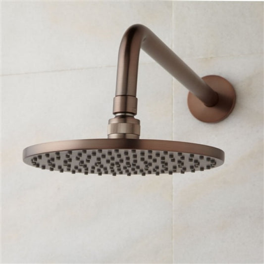 JunoShowers 8" Rain Shower Head Oil Rubbed Bronze finish