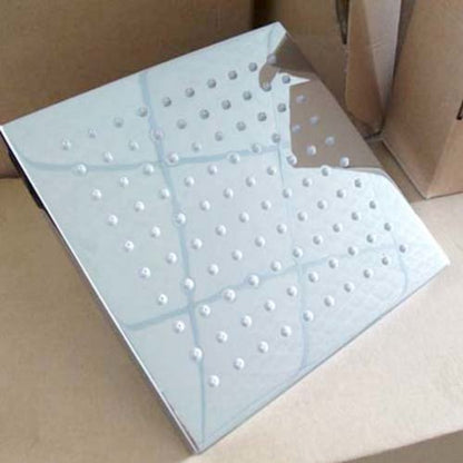 8" square led shower head brass chrome