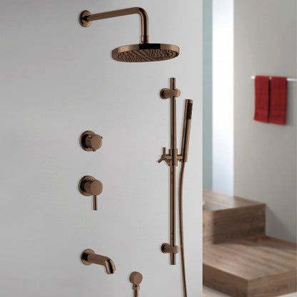 8 to 16 Round Shower Head Set Stainless Steel Chrome plated top shower Set