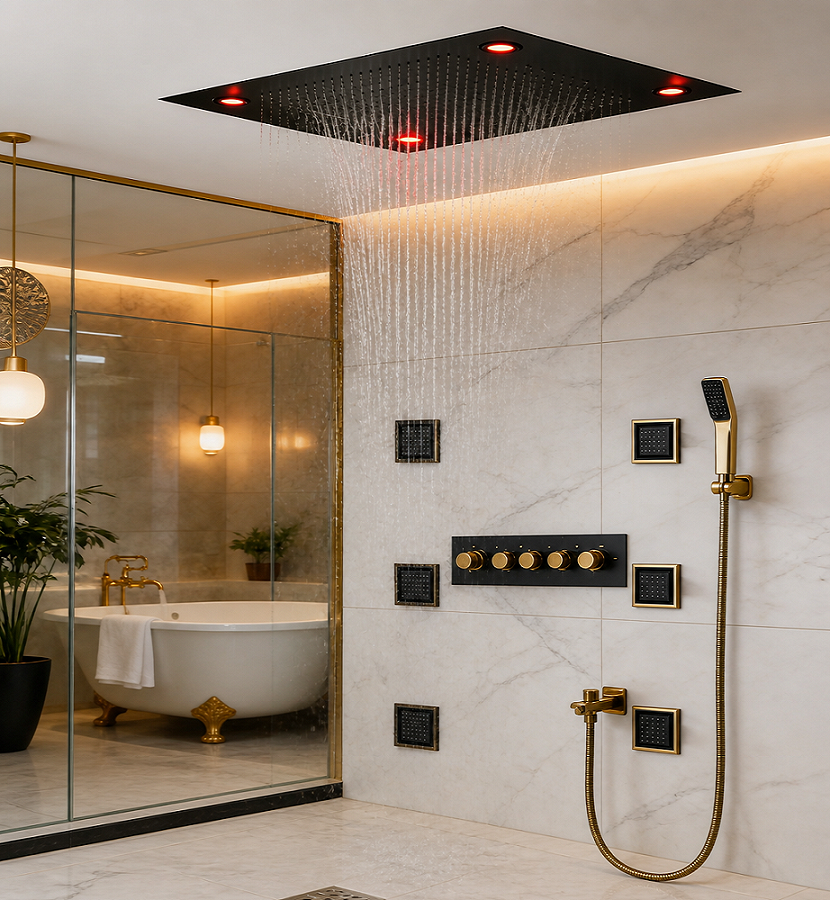 Juno architectural bathroom system