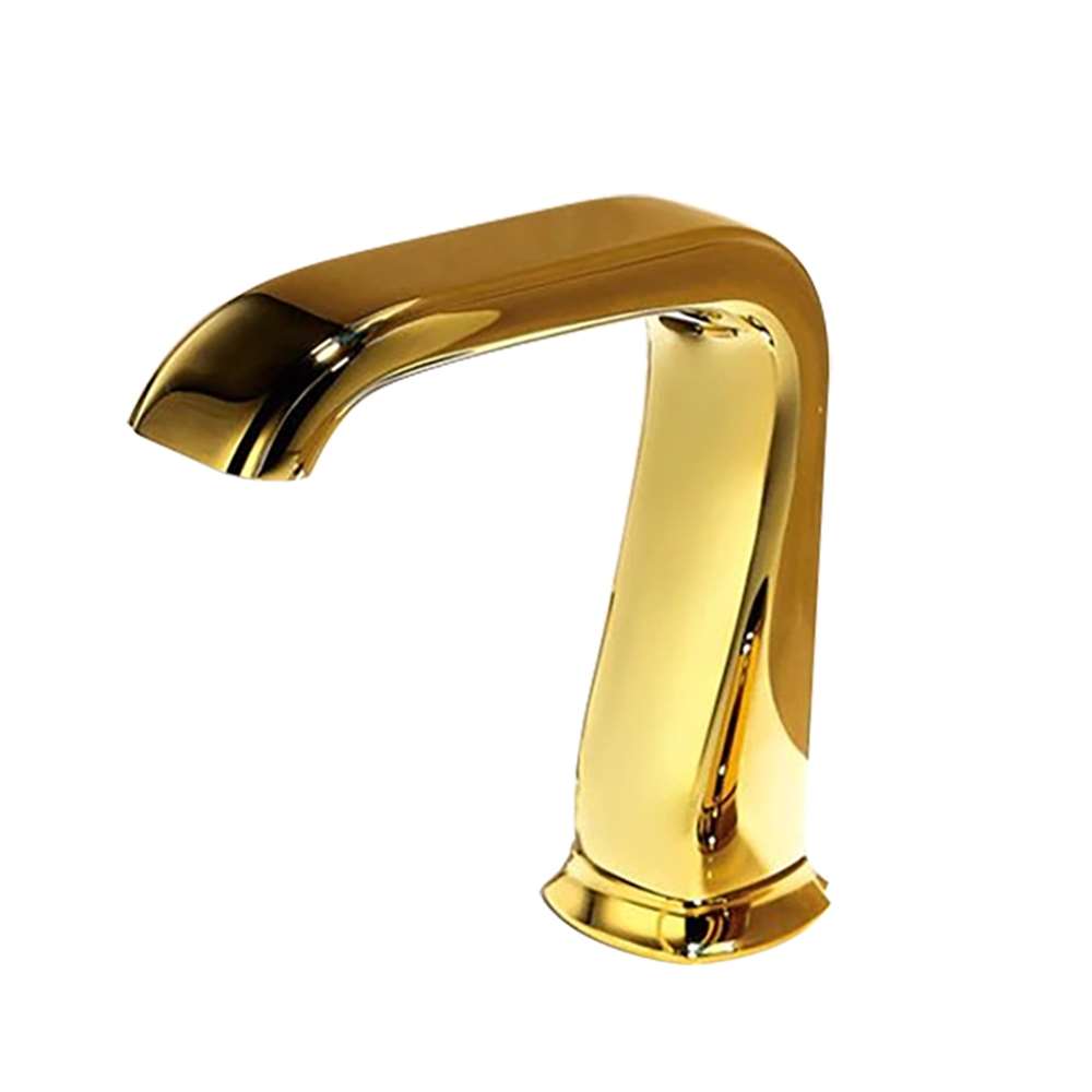 Juno Gold Touchless Bathroom Faucet Deck Mount