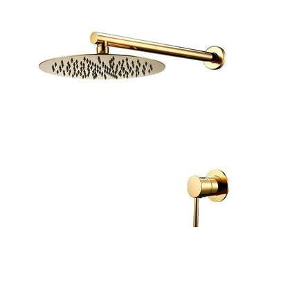 Juno Rainfall Shower System Wall-Mounted Mixer Set with 8, 10 or 12-Inch Headshower