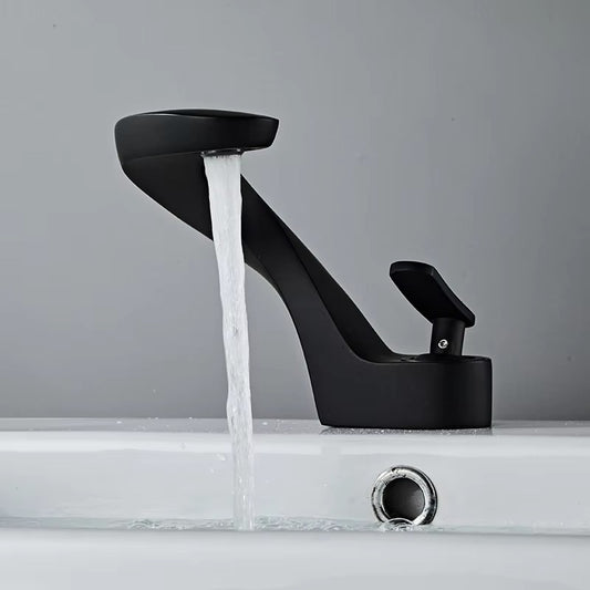 Luxury Bathroom Faucet Curve black