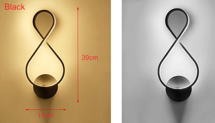 Juno Abstract  8 Vertical Light Fixture LED Side Wall Living Room Lights