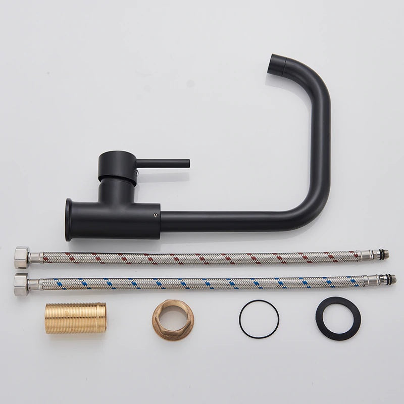 Juno JSM2552 New 360 Rotating Single Handle Kitchen Sink Faucet