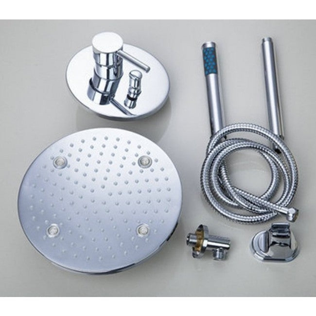 Juno Allora Rain Shower System with Handheld Shower Head