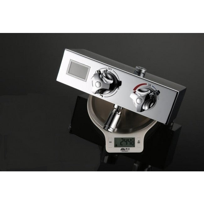 Juno Allora Digital Timer Rain Shower System with Handheld Shower Head & Faucet 