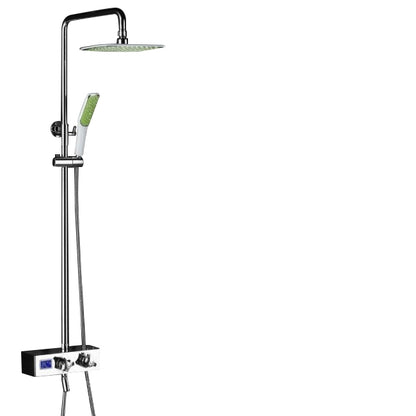 Juno Allora Digital Timer Rain Shower System with Handheld Shower Head & Faucet 