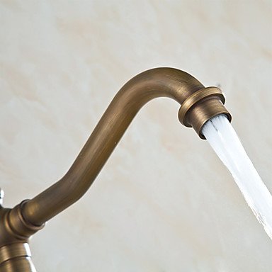 Antique -Wall Mounted Double Handle Bathroom Sink & Bathtub Faucet