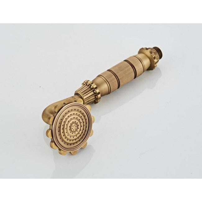 Juno Romanian Antique Brass Finish Bath Shower Set