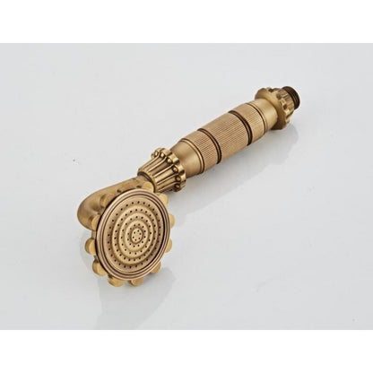 Juno Romanian Antique Brass Finish Bath Shower Set
