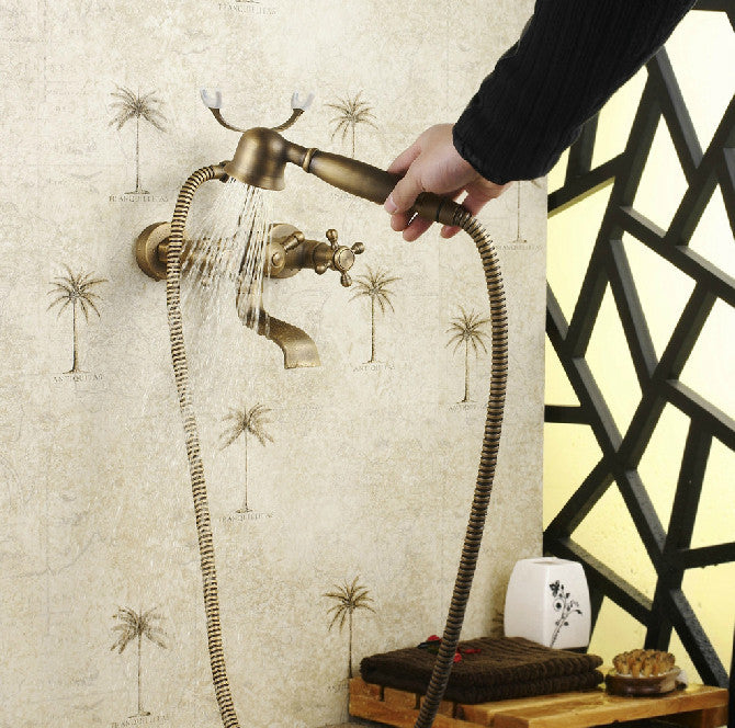 New Design Antique Bronze Bathtub Faucet Wall Mount Shower Faucet