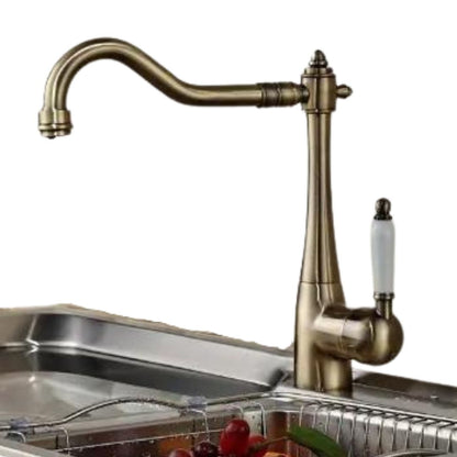 Antique Bronze Single Handle Kitchen Faucet