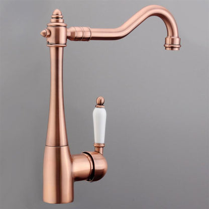 Antique Copper Swivel Single Lever  Faucet