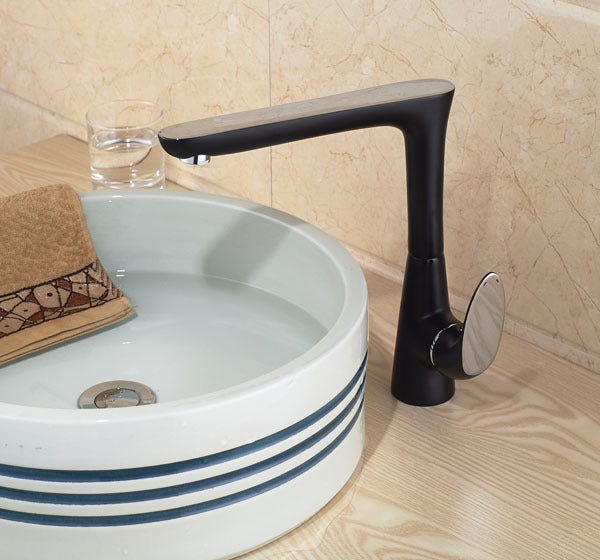 Apollonia Black Bathroom Basin Faucet