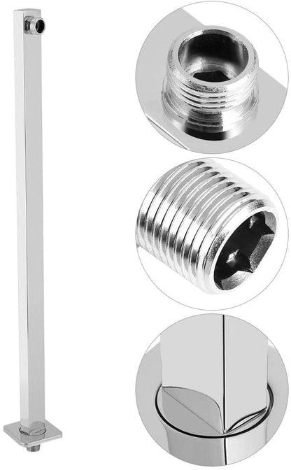 Juno 23.62 inches Square Stainless Steel Shower Head Extension