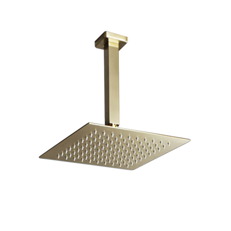 Juno Commercials Ceiling Mount Stainless Steel Finish Rainfall Shower Head