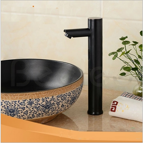 Motion Sensor Faucet Dark Oil Rubbed Bronze Bathroom