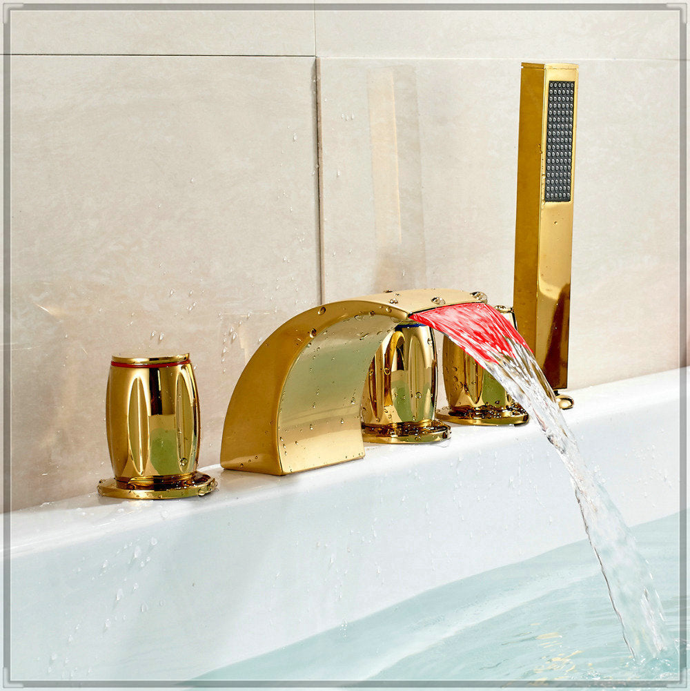  Villeurbanne Bathroom LED Changing Color Waterfall