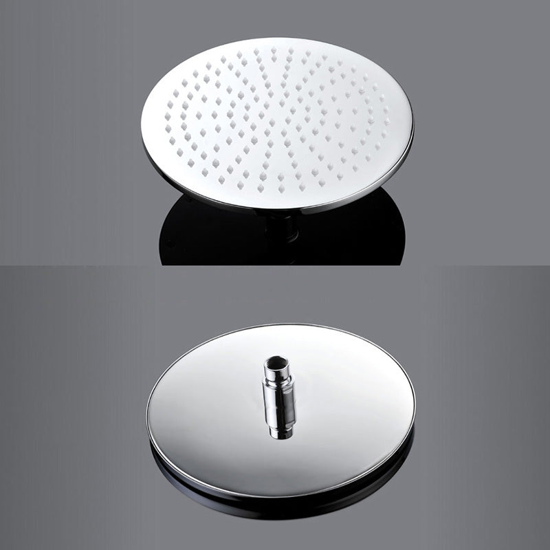 Rome Round Wall Mount Color Changing LED Rain Shower Head Set