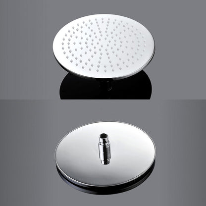 Rome Round Wall Mount Color Changing LED Rain Shower Head Set