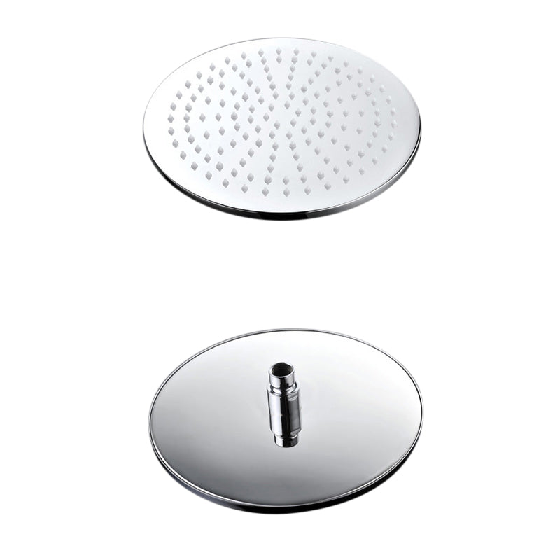 Rome Round Wall Mount Color Changing LED Rain Shower Head Set