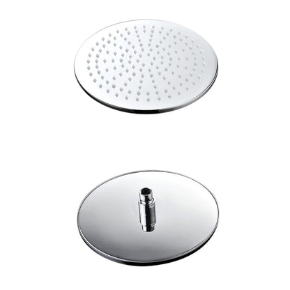 Rome Round Wall Mount Color Changing LED Rain Shower Head Set