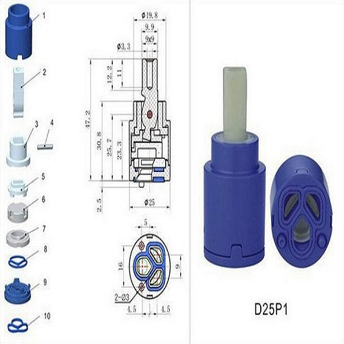 Bathroom faucet Deck mount