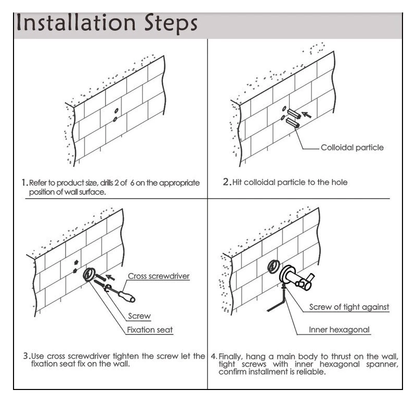 New Juno Bathroom Safety Shower Handle for Elderly Peoples With or Without Soap Dish