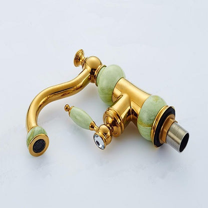 Crystal Home Decorative Gold Bathroom Sink