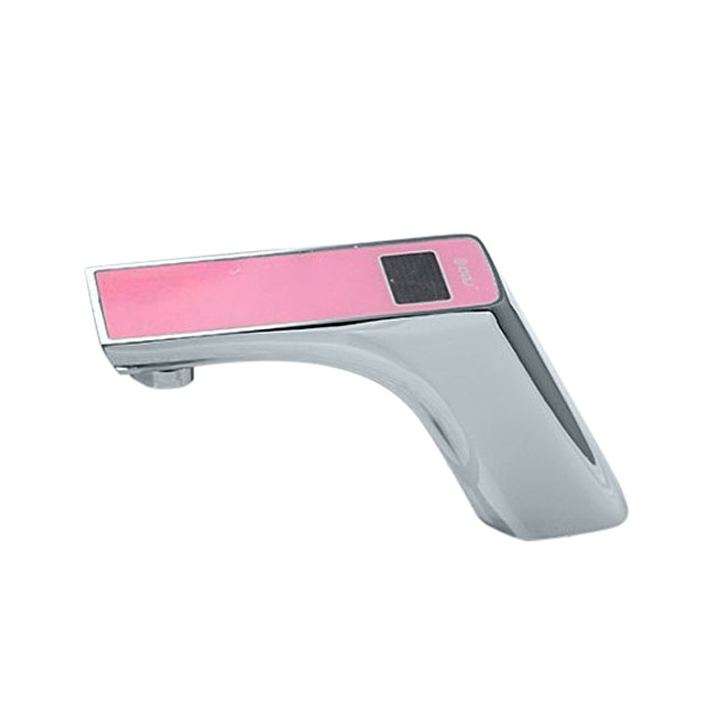 Pink Digital Disply Bathroom Touchless Faucet