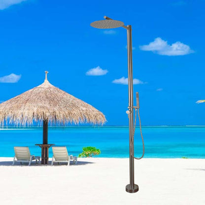 Juno 7.5 ft Swimming Pool Outdoor 12 inch shower head Floor Standing Shower