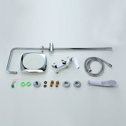 Beautiful Contemporary Single Handle Bathroom Shower Faucet 