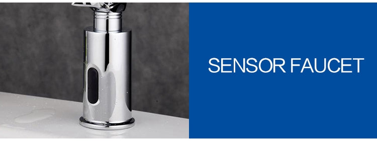 Beautiful Dolphin Chrome Finished Sensor Bathroom Faucet