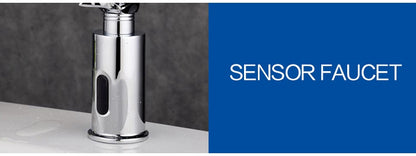 Beautiful Dolphin Chrome Finished Sensor Bathroom Faucet