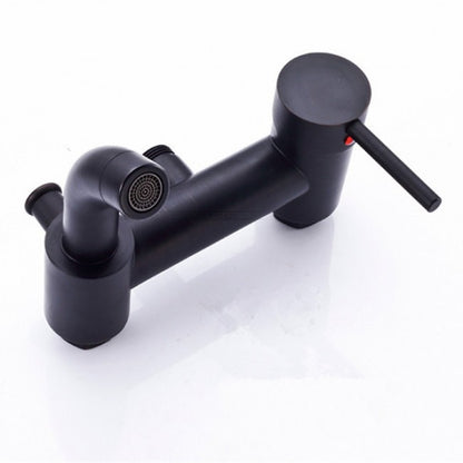 Black Brass 8" Antique Faucet Rainfall Shower Head and Handshower 1