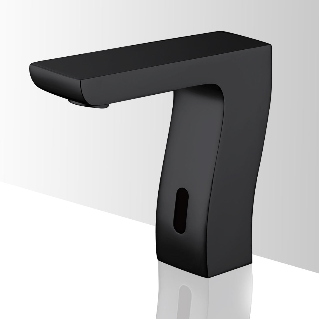 Juno Atlanta Brushed Black Finish Commercial Motion Sensor Faucet